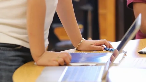 Boy On Computer Stock Footage 85704604