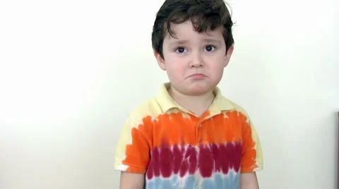 A Boy Crying 스톡 동영상 1104107