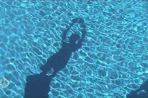 Boy diving in the swimming pool Vidéo 114141