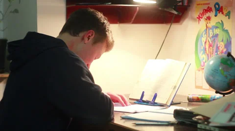 Boy Does Lessons 1 Stock Footage 34147250
