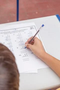 Boy doing the activity Stock-Fotos