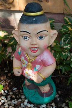 Boy doll sculpture Foto stock