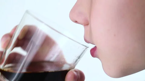 Boy drinking a carbonated beverage Video stock 59760078