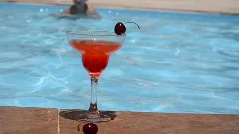 Boy drinking a cocktail Stock Footage 133341292