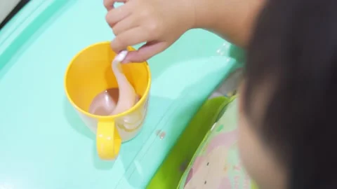 Boy drinking soft drink 스톡 동영상 190392179