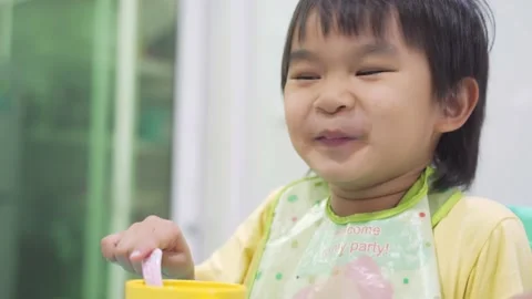 Boy drinking soft drink Stock Footage 190392584