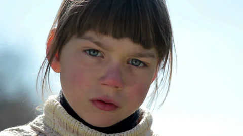 Boy drinks water from a bottle Stock Footage 37059574
