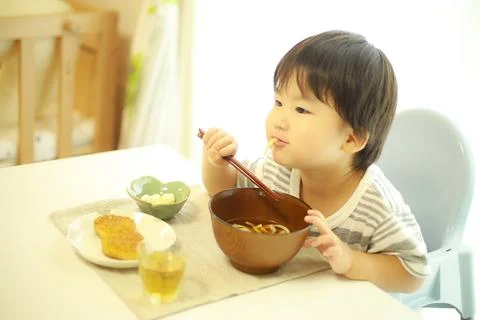 Boy eating Stock Photos