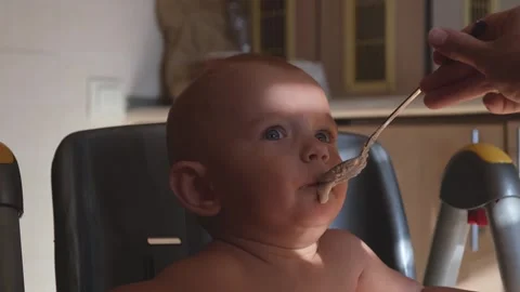 The boy eats dirty, laughs and smiles. happy family childhood dream concept. the Stock-Footage 269196157