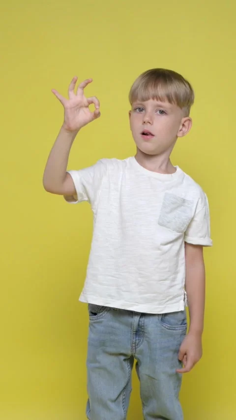 Boy emotion Vertical 10 Stock Footage 282307036