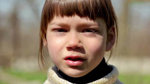 Boy emotionally speaks on camera Stock Footage 37023011