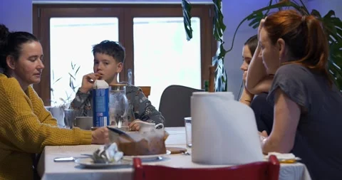 Boy explaining his impostor theory Stock Footage 326873433