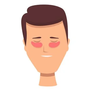 Boy eye patch icon cartoon vector. Mask face Illustrazione stock