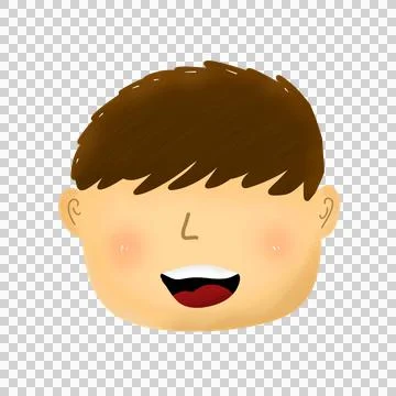 Boy faceless Stock Illustration