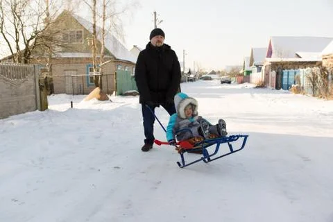 Boy with father Stock Photos