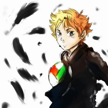 A boy with feathers Illustrazione stock