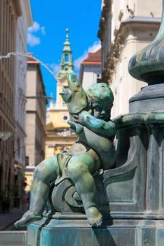 Boy with a Fish Stock Photos