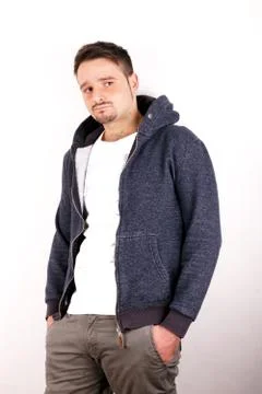 Boy with fleece Stock Photos