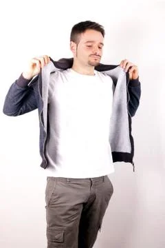 Boy with fleece Stock Photos