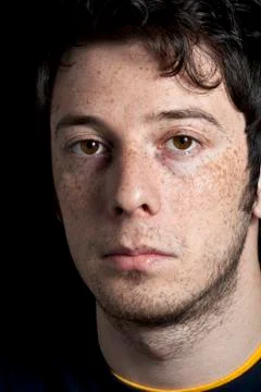 Boy with Freckles Stock Photos
