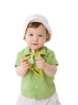 Boy with glasses Foto stock