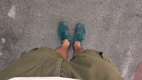 Boy in Green Shoes Stock-Footage 81060566