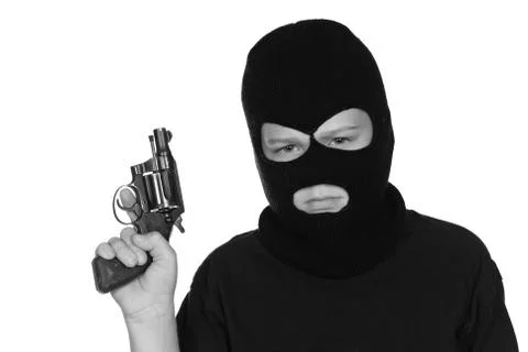 Boy with gun Stock Photos