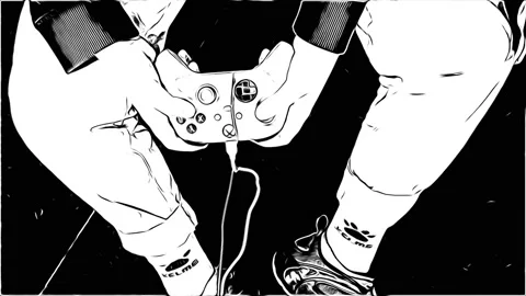 Boy Hands Using Game Controller, Top Shot. Stock Footage 225550439