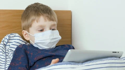 Boy has a sick Stock Footage 127413154
