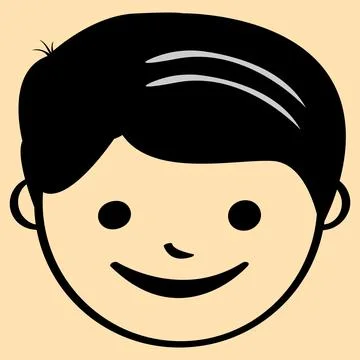 Boy head vector illustration design Stock Illustration