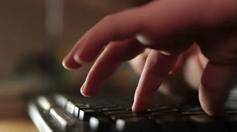 Boy in headphones playing computer games Stock Footage 62497329