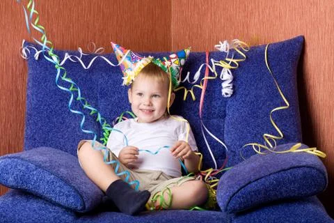 Boy on a holiday Stock-Fotos