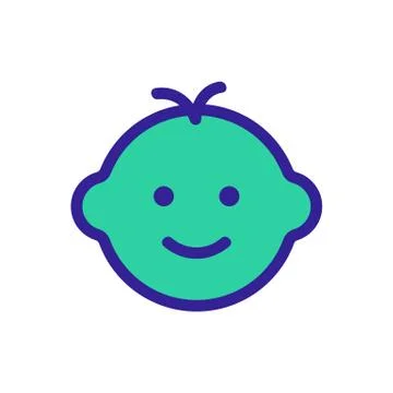 Boy icon vector. Isolated contour symbol illustration Stock Illustration