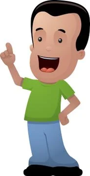 Boy Idea Stock Illustration