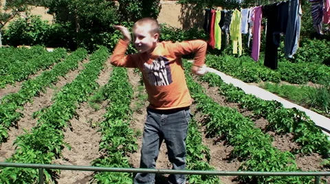 To the boy it is very cheerful Vídeos de archivo 44732977