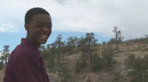 Boy laughing. Stock Footage 27338212