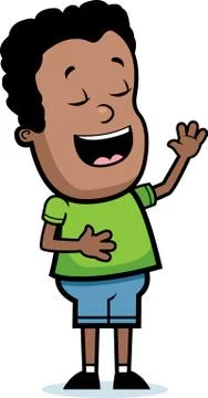 Boy Laughing Stock Illustration