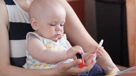 Boy learning handwriting practice from mother Stock Footage 63433296