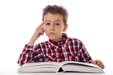 Boy learning Stock Photos
