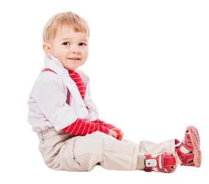 Boy look away Stock Photos