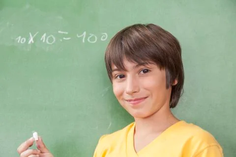 Boy looking at camera Stock Photos