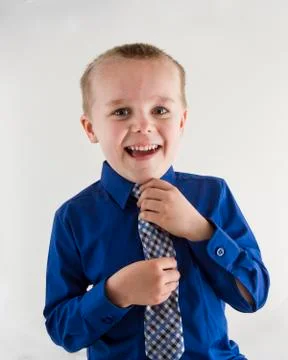 Boy looking sharp Stock Photos