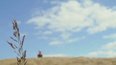 Boy Looking Through Spyglass Stock Footage 78674835