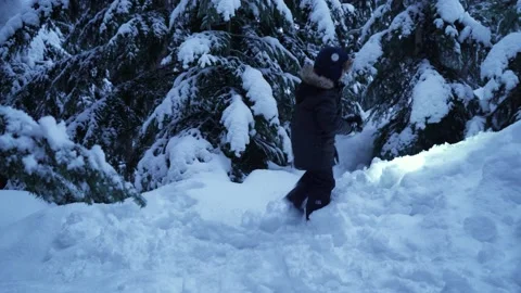 Boy lost in woods Stock Footage 151566920