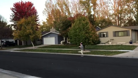 Boy Making Trick Shot  Video stock 81079113