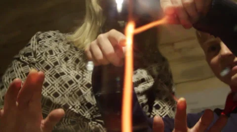 Boy making tricks with the FIreBall Stock Footage 36141870