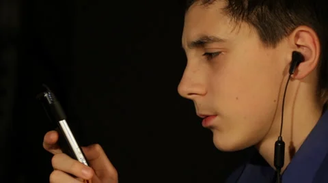 Boy,  mobile phone 스톡 동영상 907527