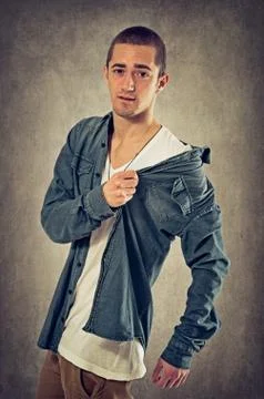 Boy modelling Stock Photos