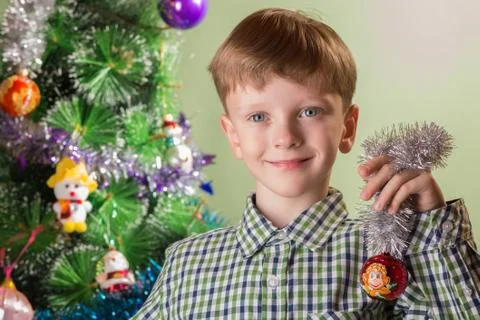 The boy with the monkey symbol of the year Stock Photos