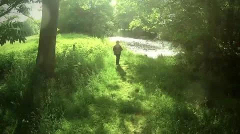 Boy in nature Vídeos de archivo 21926169